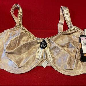 Bali Shimmering Lace Bra in Gold